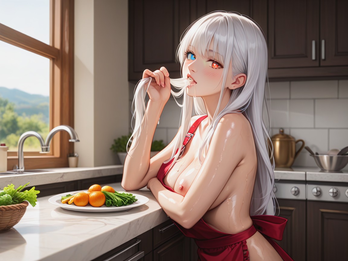 Depth Of Field, Accurate Hands, Oiled Skin Hentai AI Porn