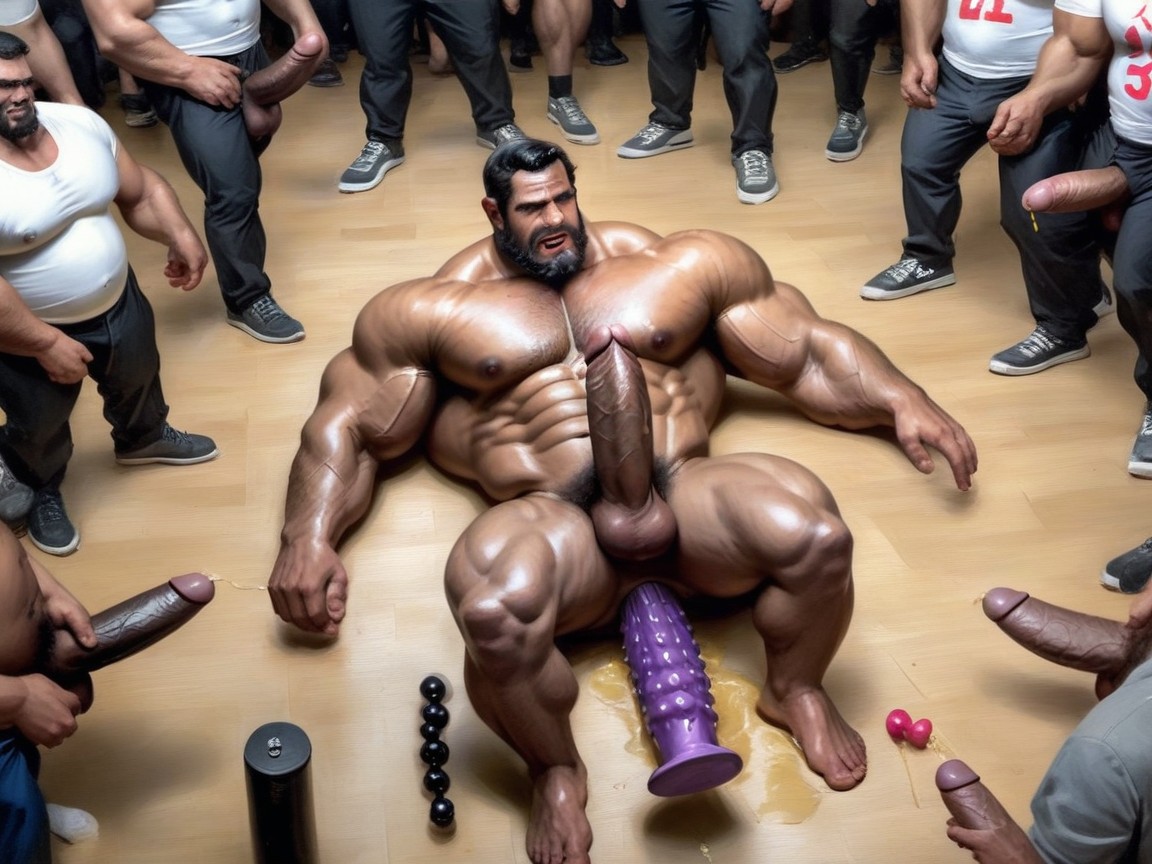 Hyper Masculine, Crew, Intestinal Juice And And Urine Semen Gushing Out Of The Asshole AI Gay Porn