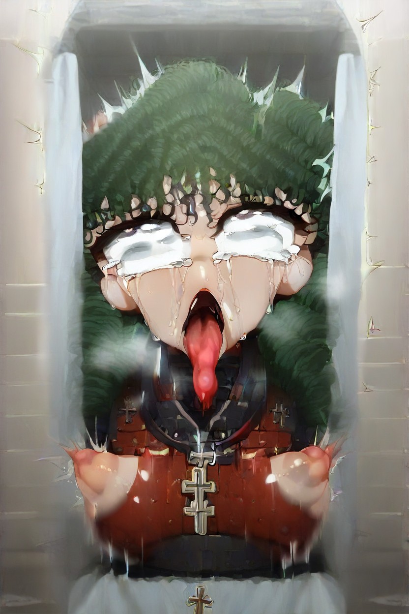 Messy Bangs, Supple Body, Full Nelson Hentai AI Porn