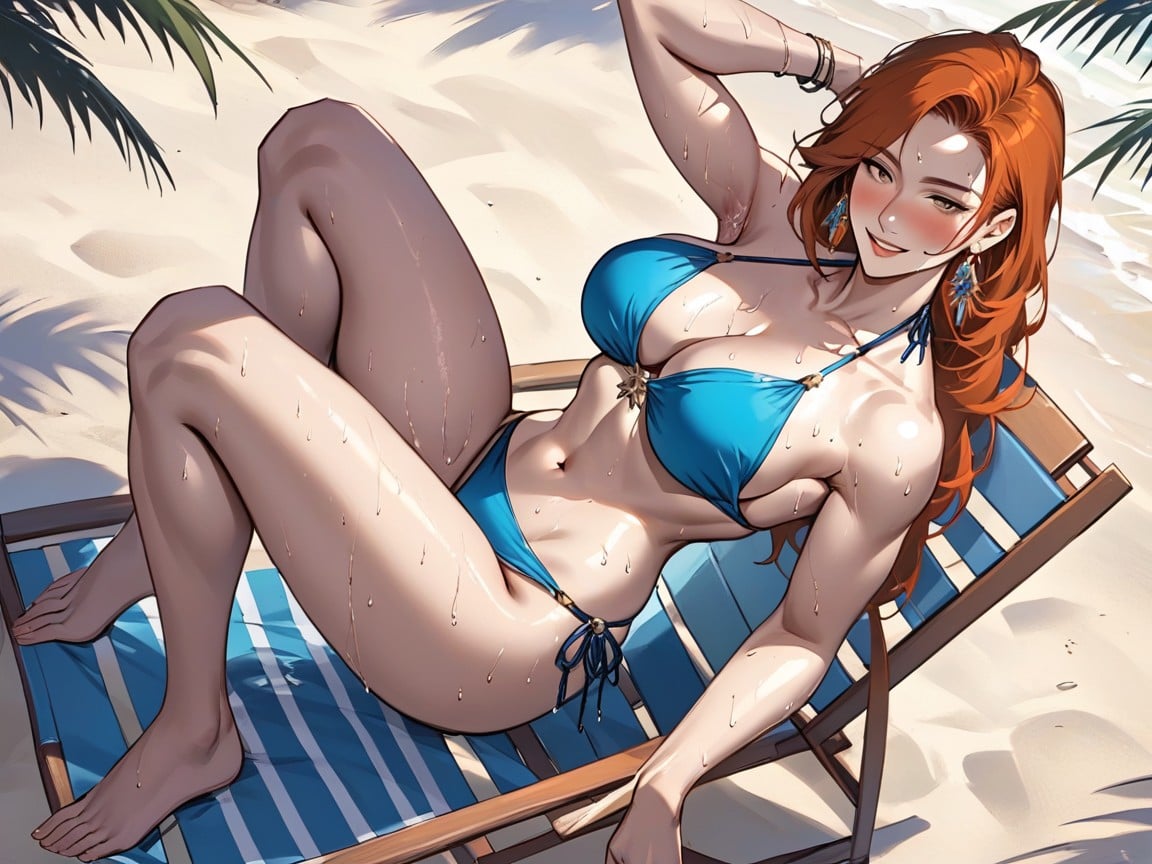 Chinese Woman, Anime Style, Semi Long Hair Hentai AI Porn