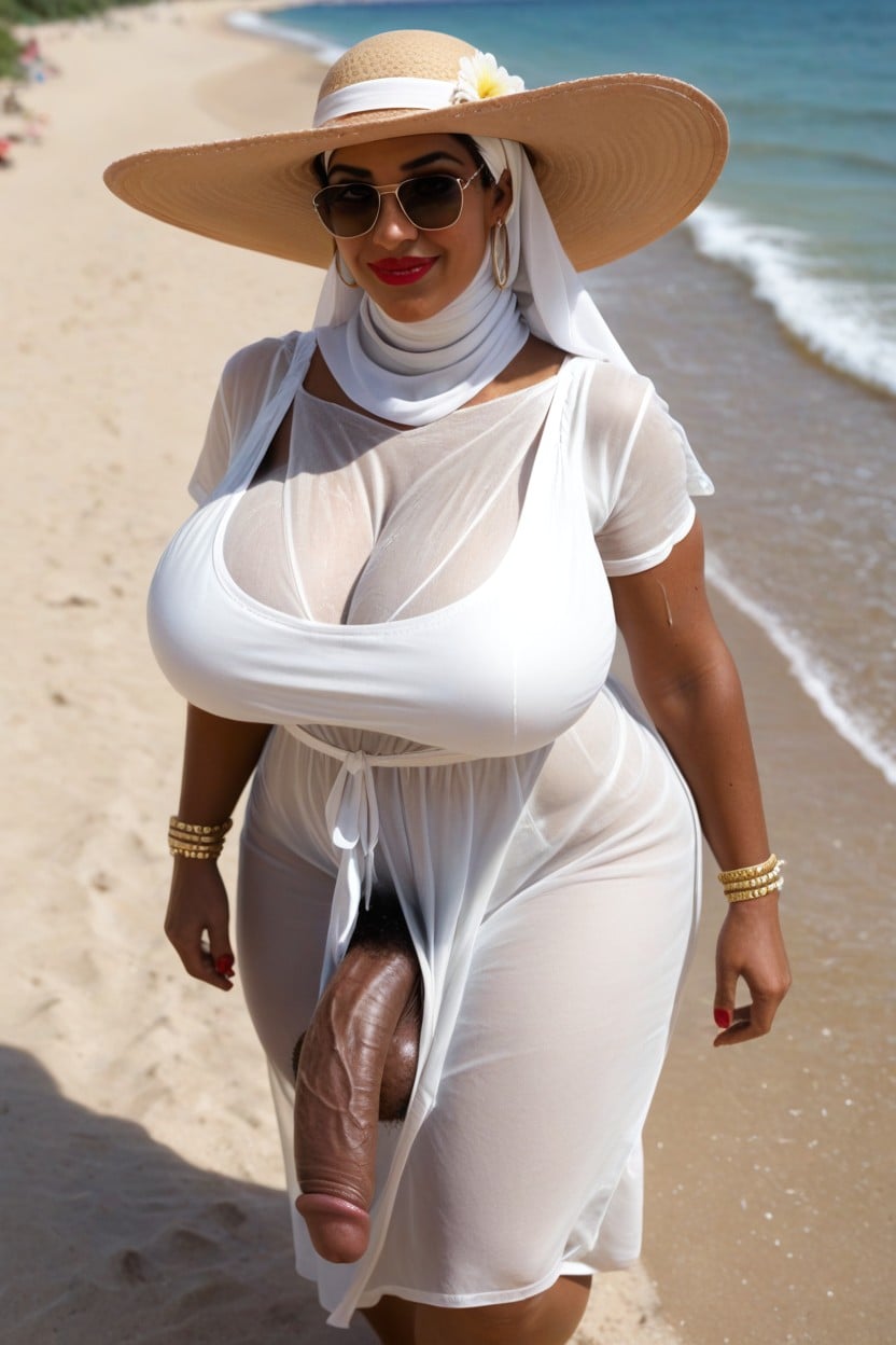 Primeiro Plano, Veiny Cock, Sunglasses Travesti IA Pornô