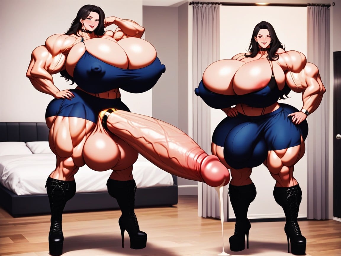 Breast, Gigantic, Hyper MILF AI Porn