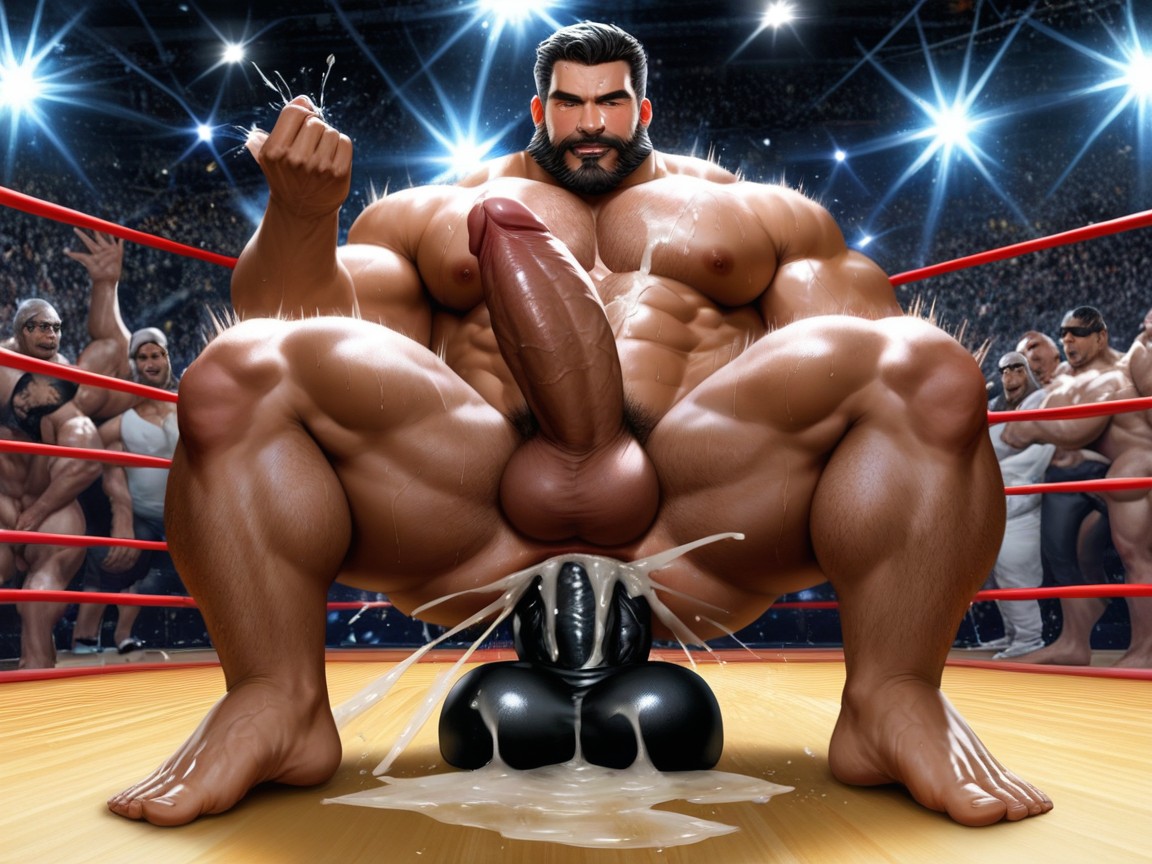 Piss On Head And Hair, Circle Beard, Gangbang AI Gay Porn