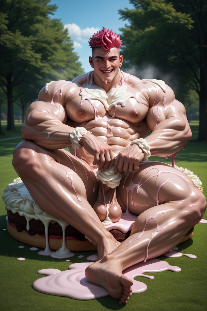 Sagging Balls, Sweaty, Single AI Gay Porn