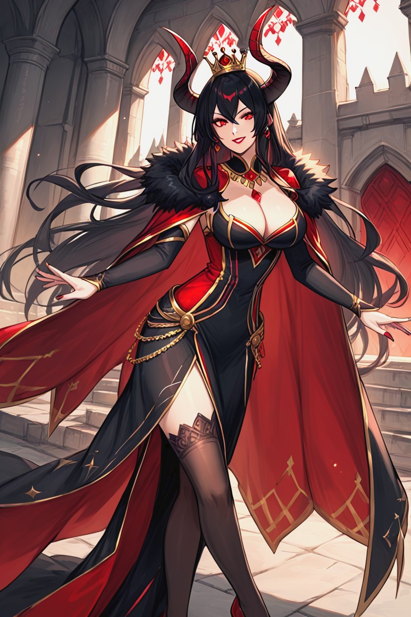 Maoyu, Castle Ruins, Long Hair AI Porn