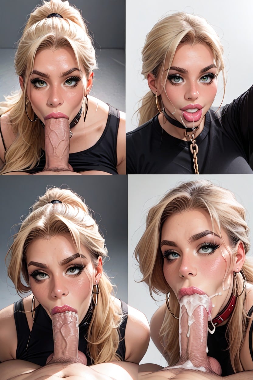 Big Lips, 18+, Struggling To Breathe AI Porn