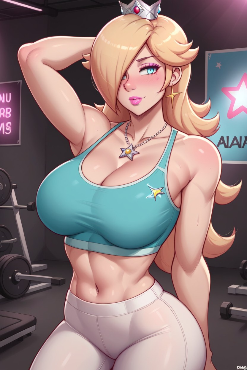 Close Up Image, Depth, Princess Rosalina Hentai AI Porn