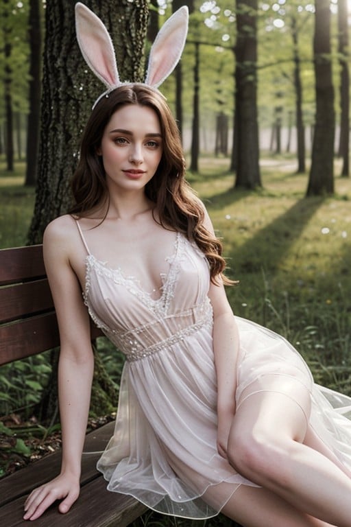 Sitting Under The Tree, Mystic Ambiance, 18+ AI Porn