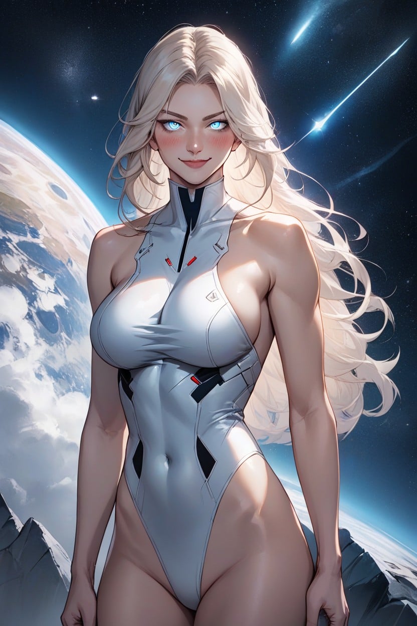 Highly Detailed, 18+, Light Blue Eyes Hentai AI Porn