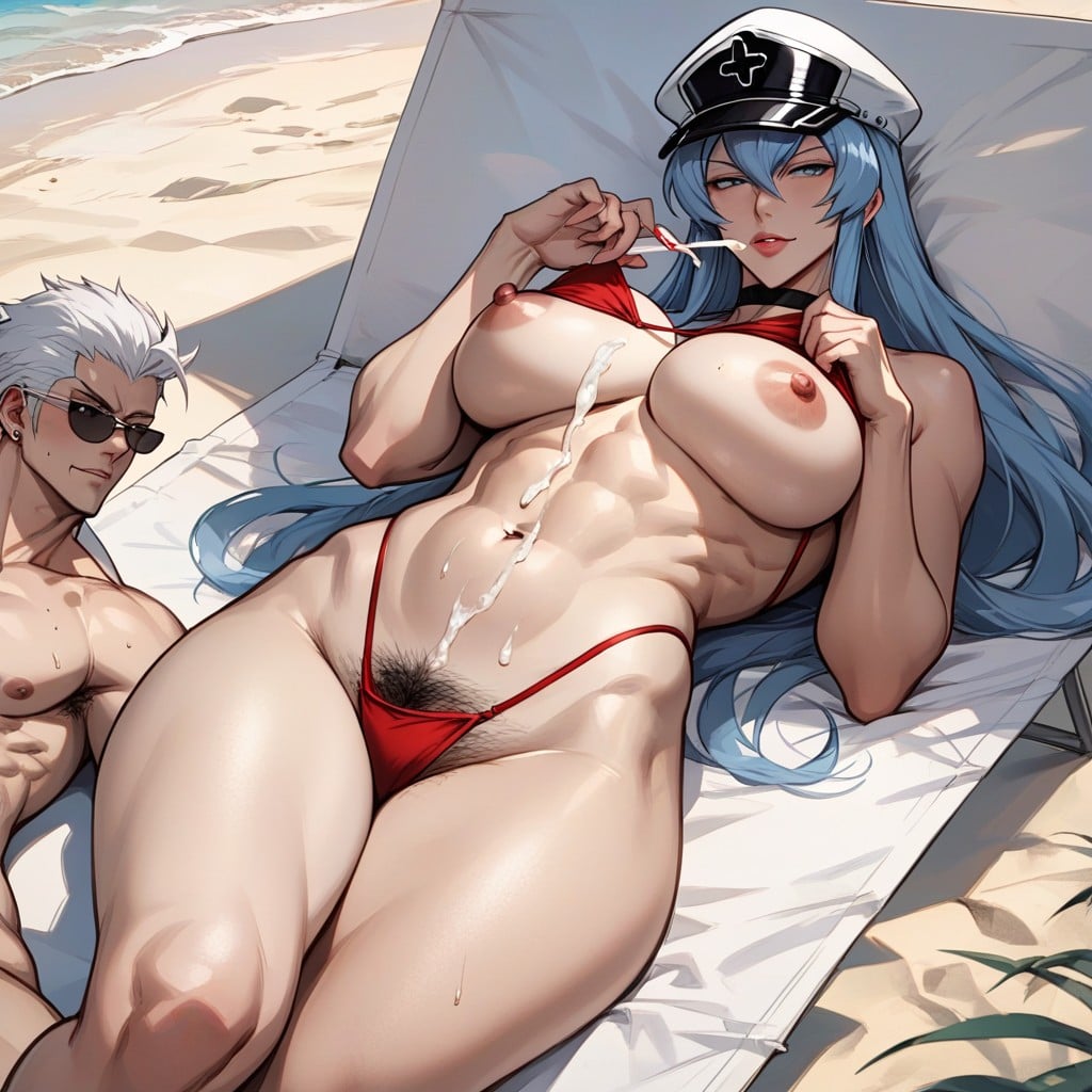 Undressing, Cumshot, Tatsumi From Akame Ga Kill Hentai AI Porn