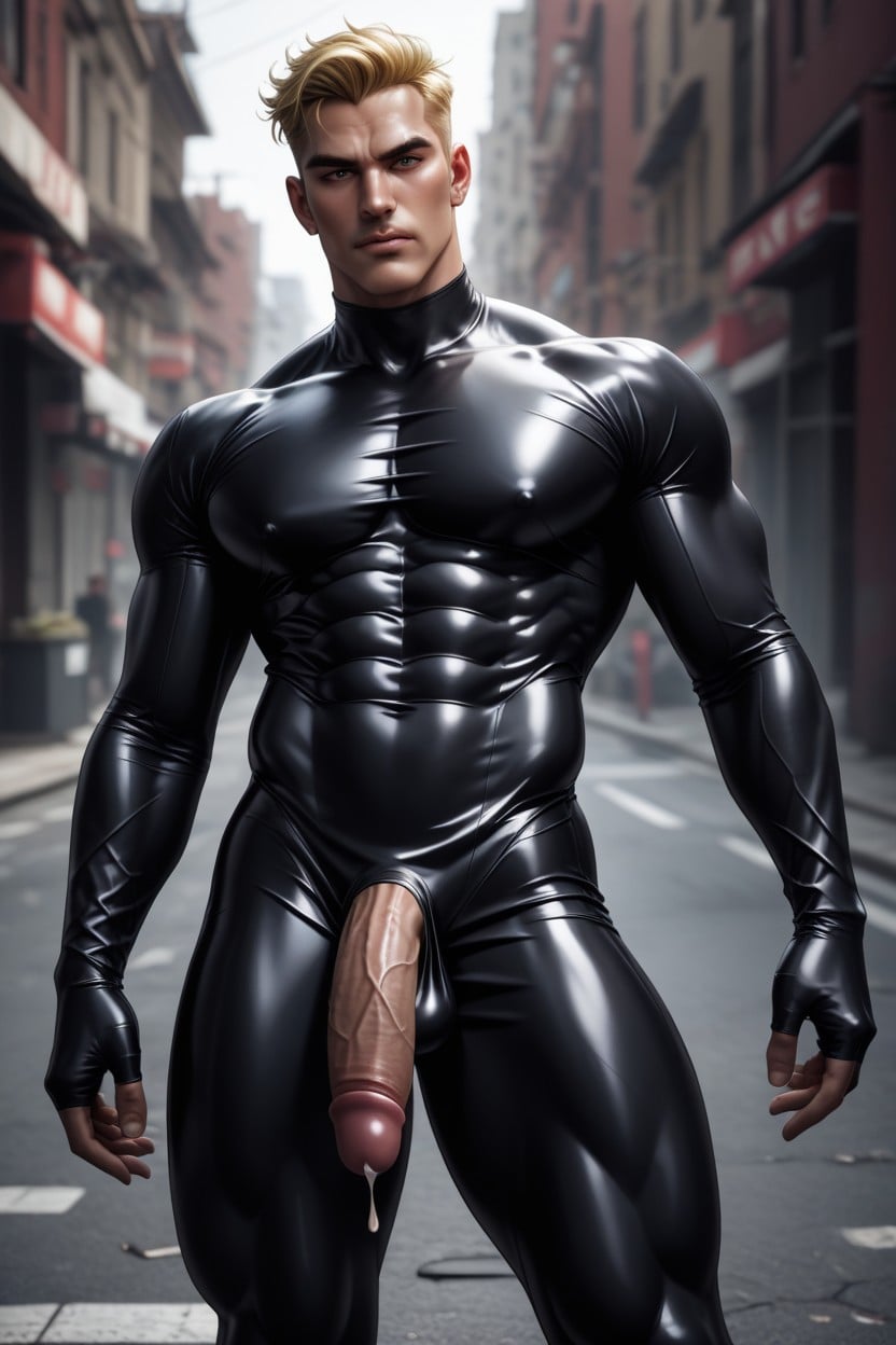 Well Defined Abs, Handsome, Lean Toned Body AI Gay Porn