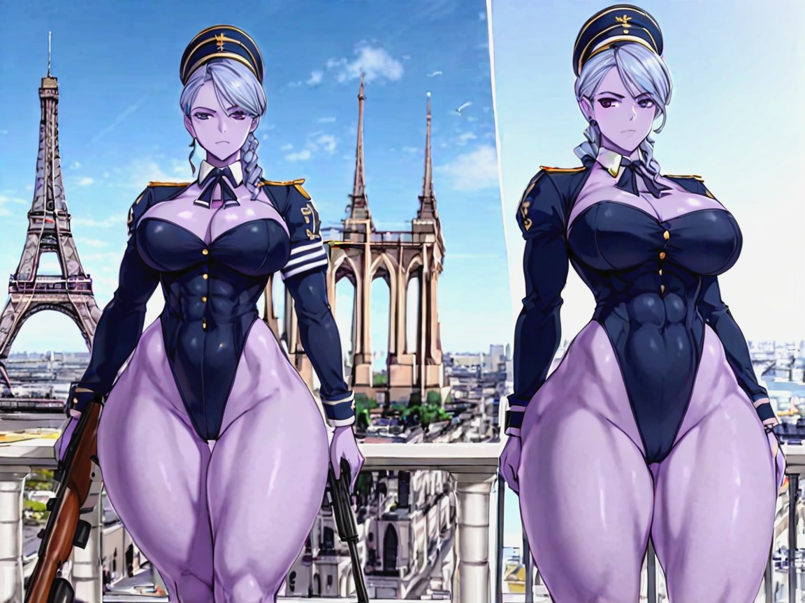Thick Thighs, Gaped Anus, Fit AI Porn