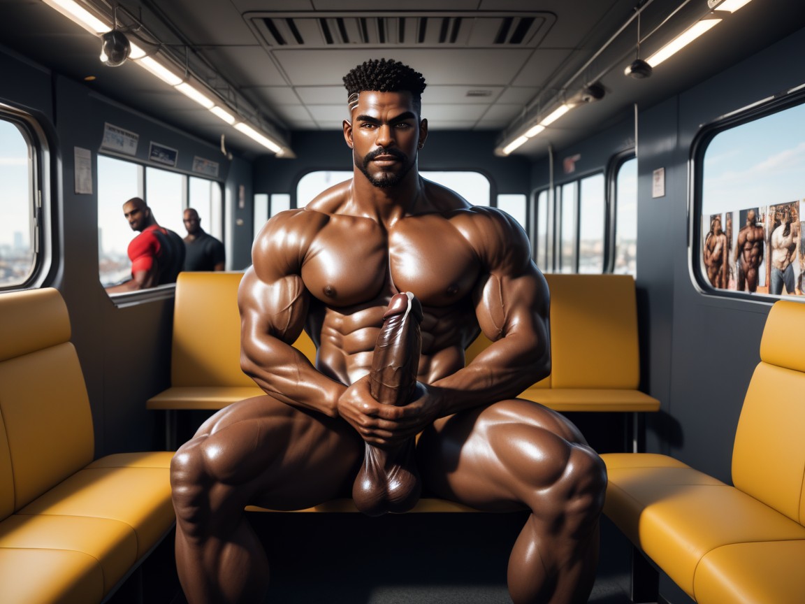 Buzz Hair, Extremely High Stamina, Tattoos AI Gay Porn