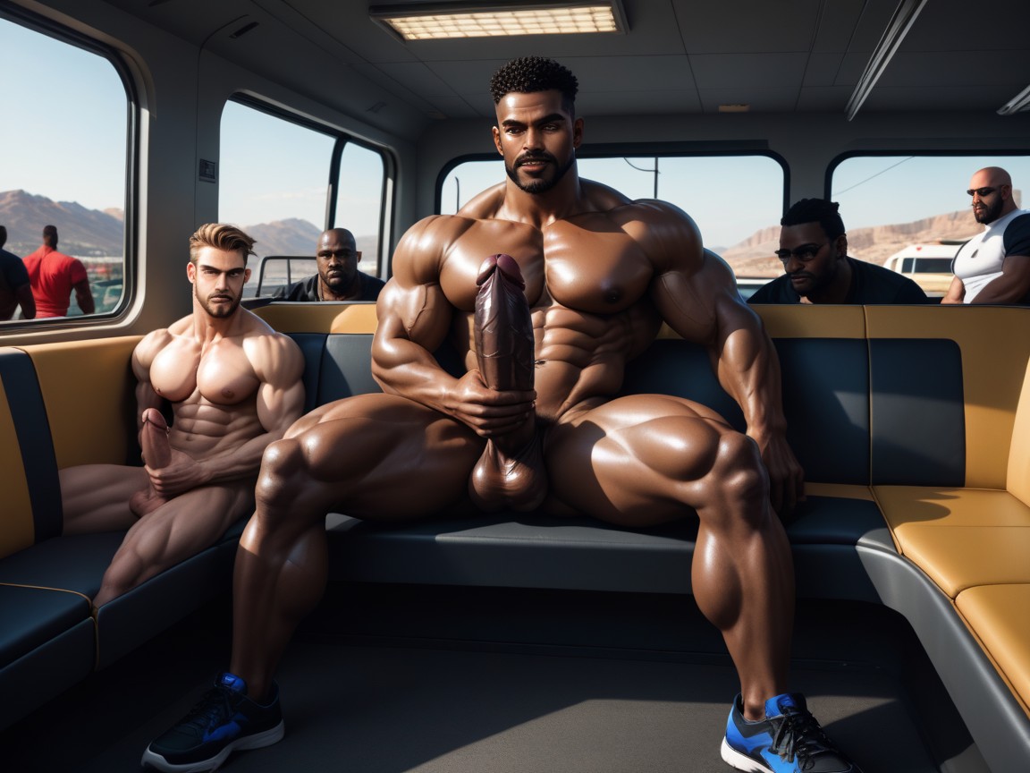 Beard, Easy Going, Huge Body AI Gay Porn