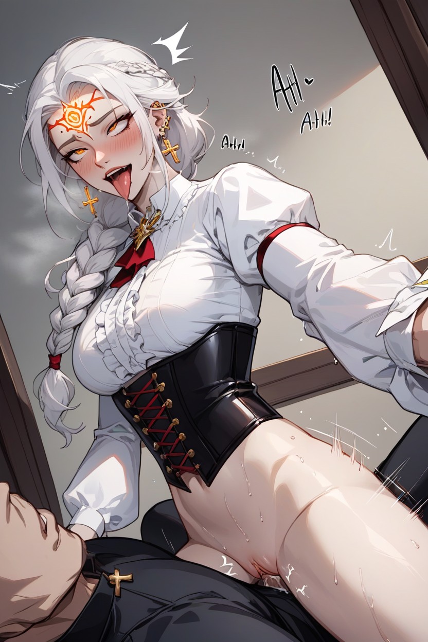 Side View, Claw Nails, Delicate And Symmetrical Face AI Porn