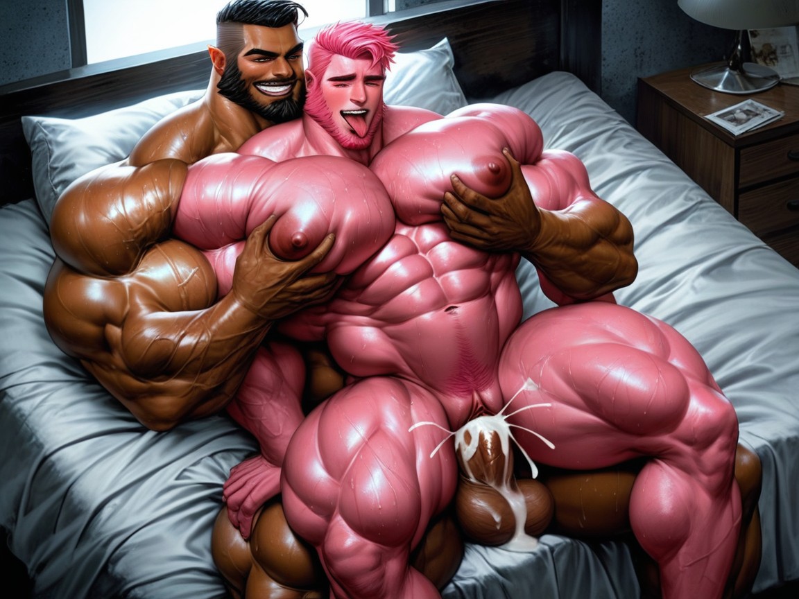 Hyper Nipple, Grabbing Boobs, Bedroom AI Gay Porn