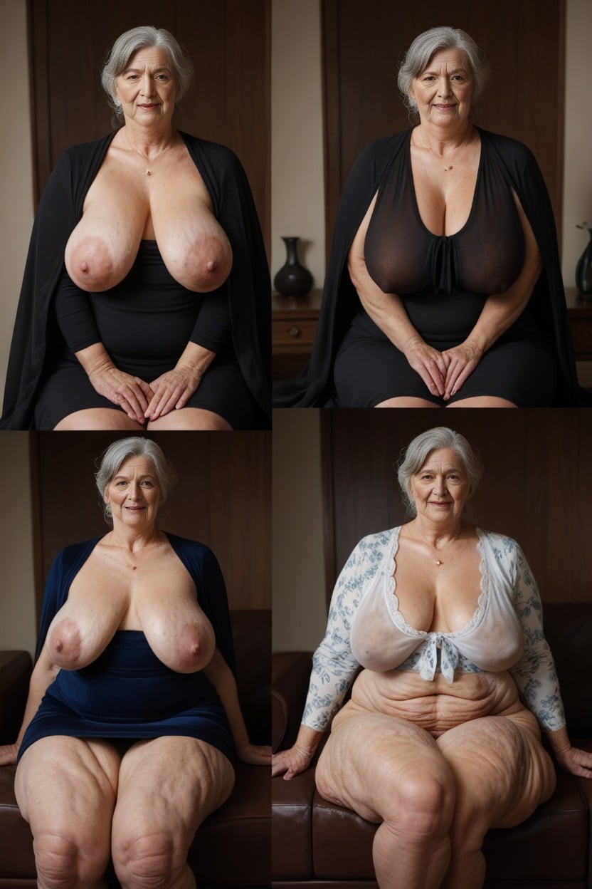 60+, Ultra Detailed Face, Saggy Belly AI Porn