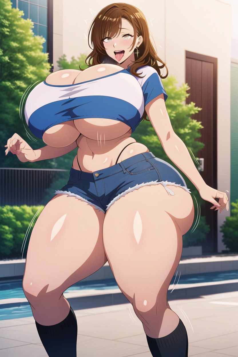 1 Person, 20+, Extremely Large Ass AI Porn
