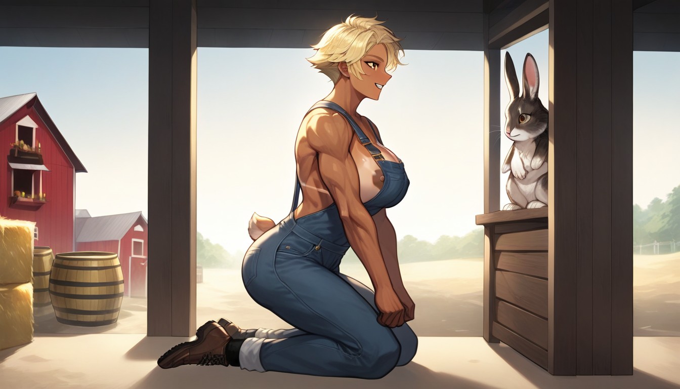 Tan Lines, Grooming Rabbit, And A Casual Hentai AI Porn