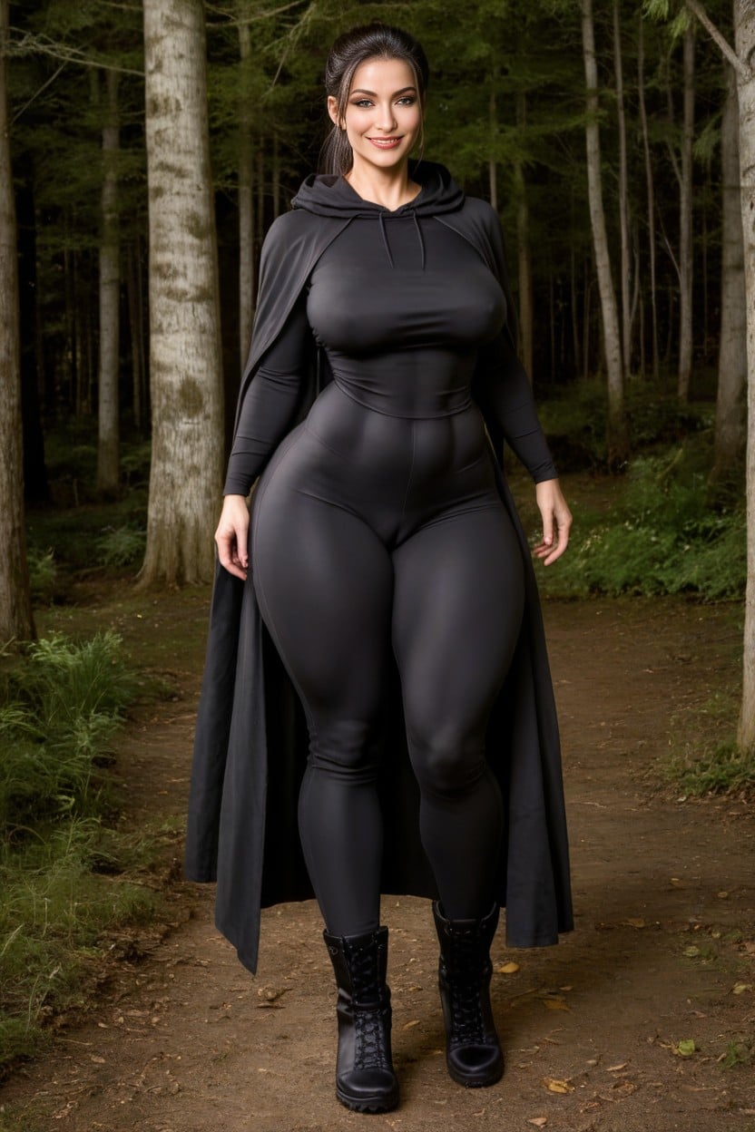 Long Legs, Cameltoe, Pale White Skin AI Porn