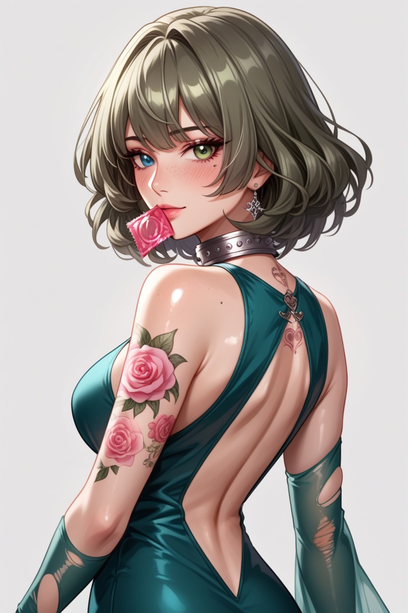 Metal Collar, 18+, Freckles Hentai AI Porn