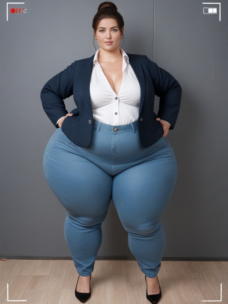 Bigger Hips, American, Giant Massive Hyper Ass AI Porn