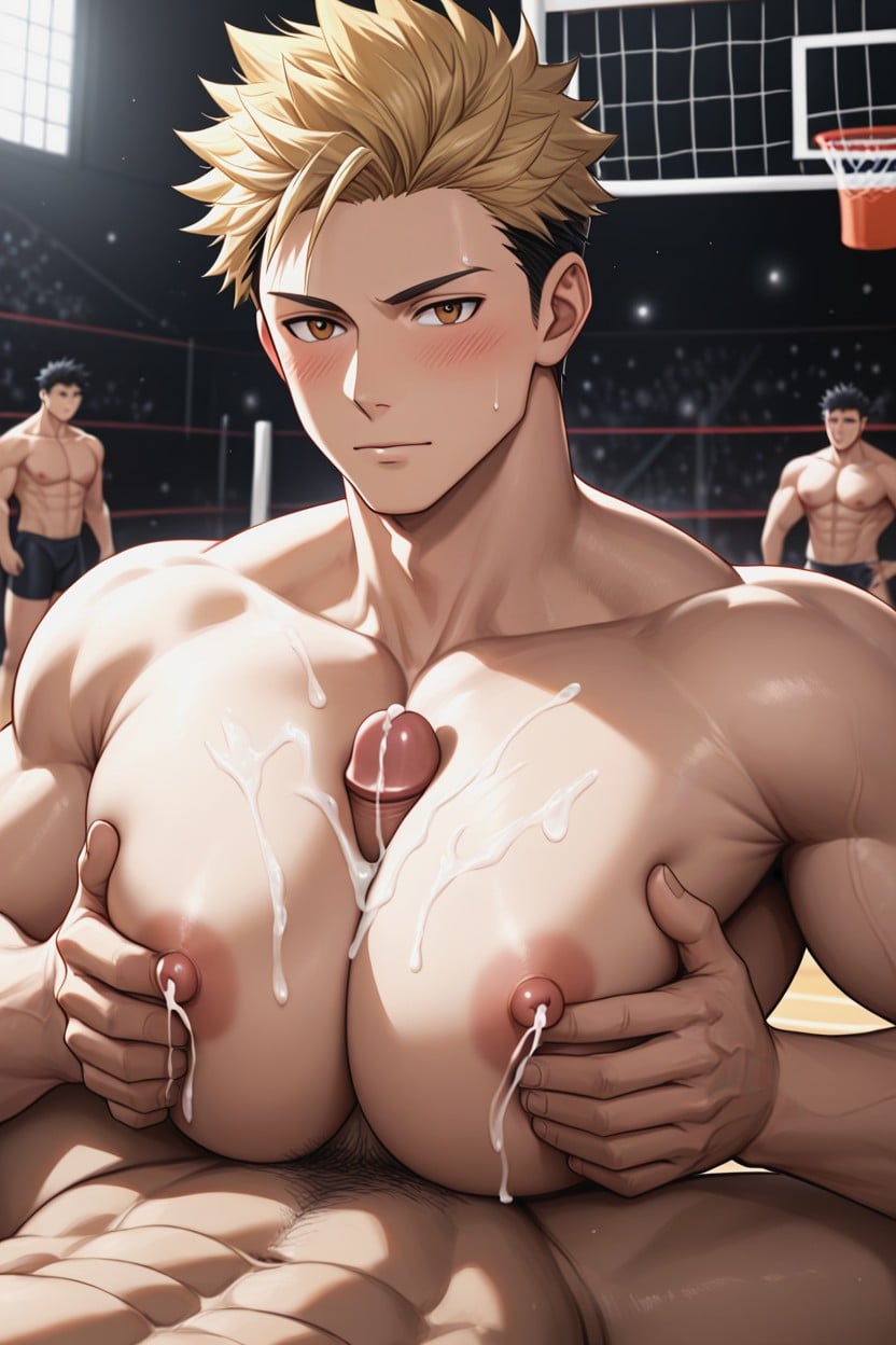 Huge_chest, Gigantic_chest, Massive_pecs 게이 AI 포르노