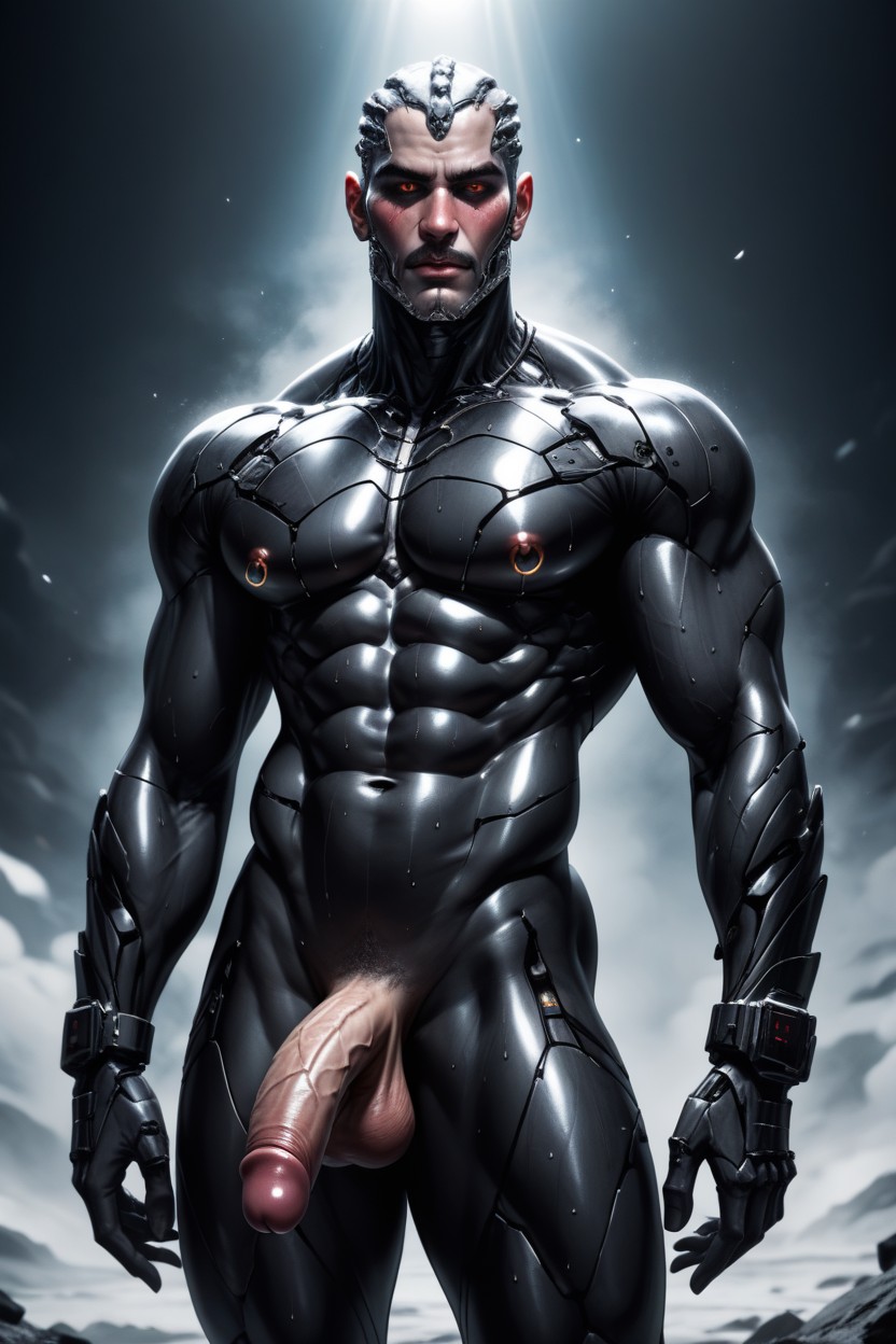 A Beautiful Male Figure With A Muscular, Smooth Anus, The Lighting Is Soft And Ambient Porno gay IA