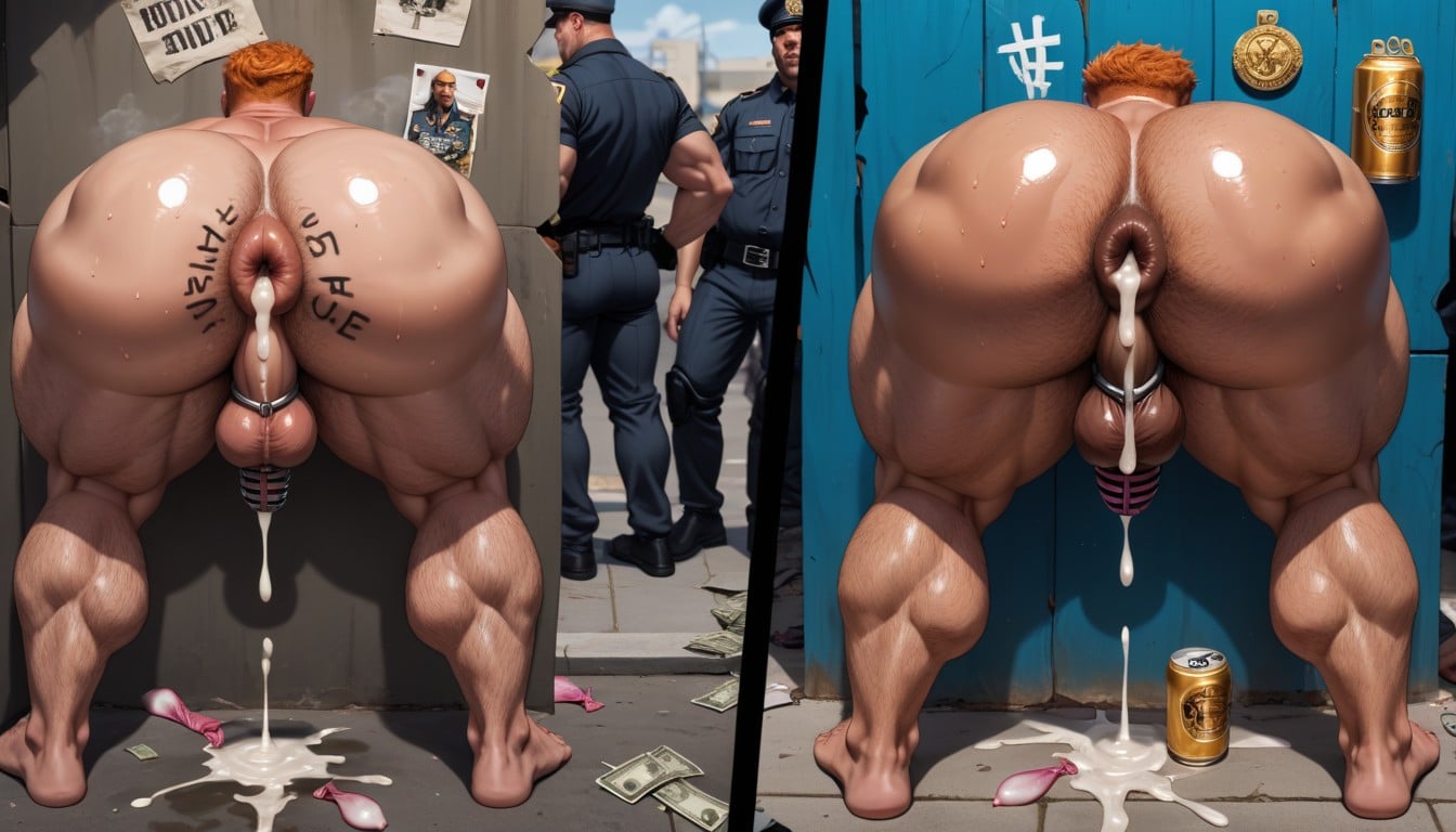 Muscular, Money Box, Soldier Porno IA Gay