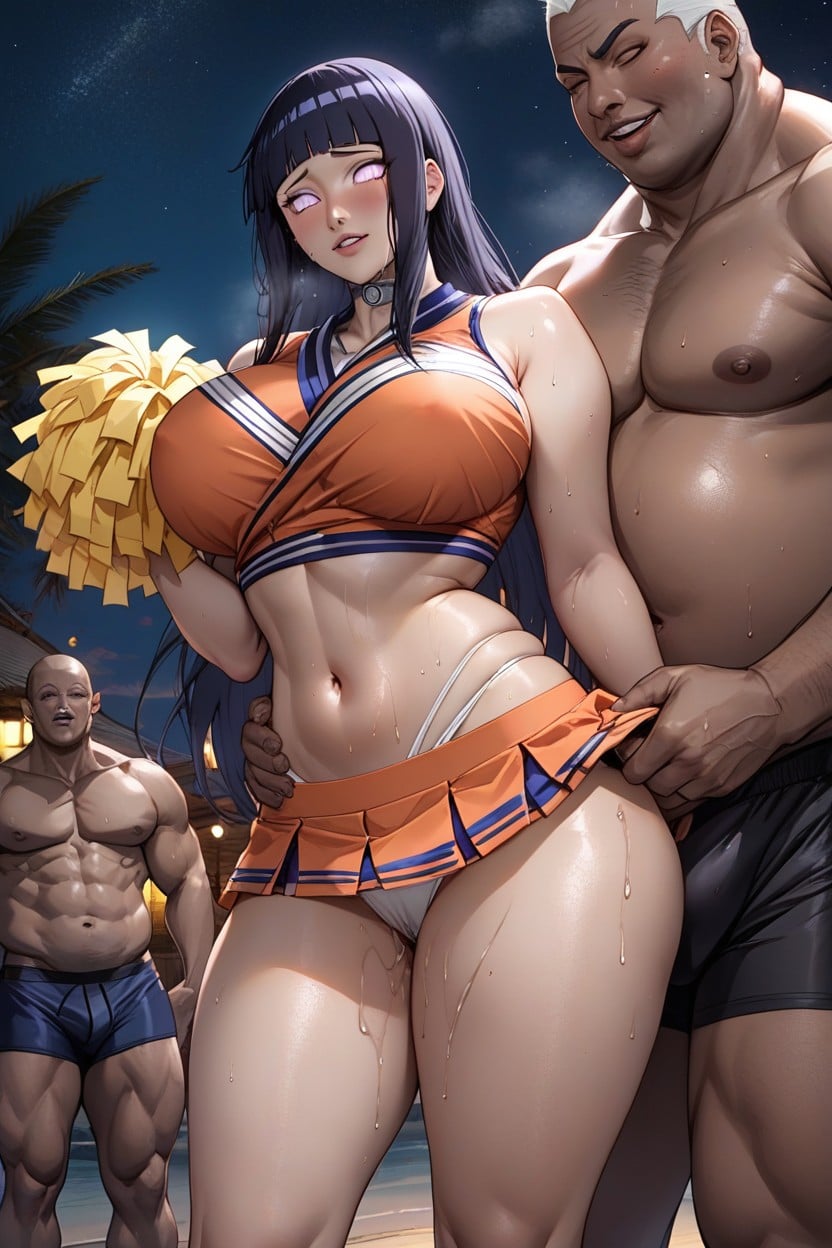 Thick Thighs, African Man Standing, Night Hentai AI Porn