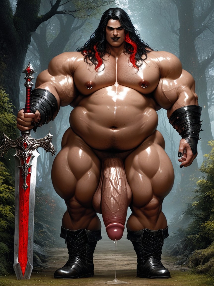 可爱, Holding Sword, Hyper Long Penis Shaft AI同性戀黃片