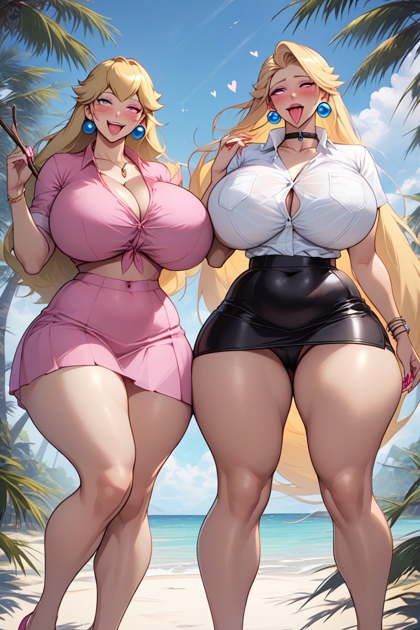 Wide Hips, Big Breasts, Big Calves Hentai AI Porn
