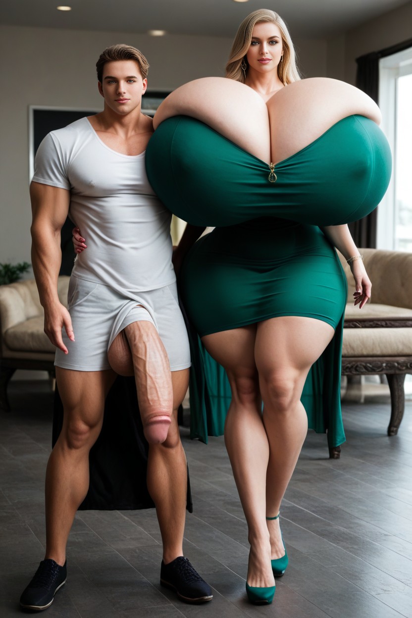 Boobs So Big Cloths Can Barely Contain Them, Super Heavy Saggy Full Giant Massive Tits, More Breast Than Woman AI Porn