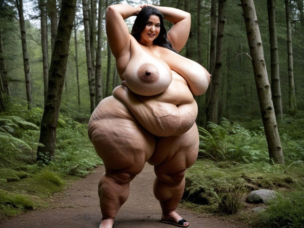 Very Obese Cellulite, 30+, Vascular BBW AI Porn