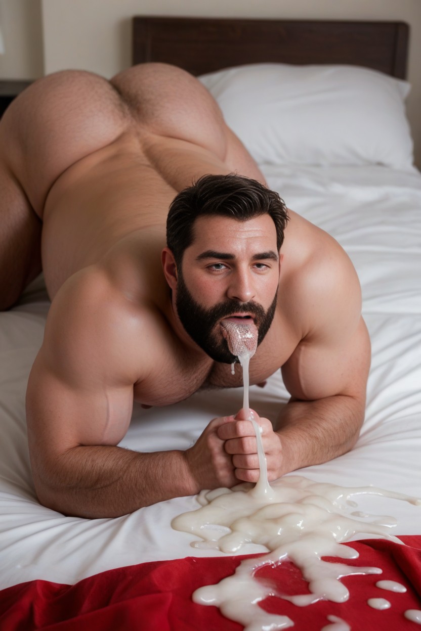 In Extreme Pleasure, Thick Man, Huge Cock Porno IA Gay