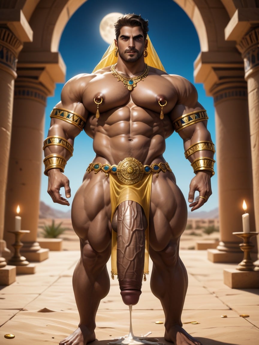 Front View, Rounded Ass, Gay AI Gay Porn