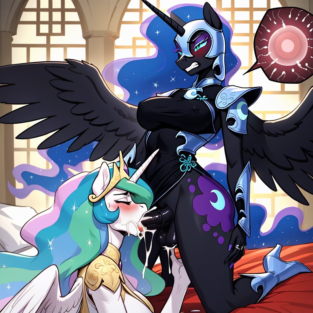 Armadura, Cum From Princess Celestia Pussy, Horny Furry IA
