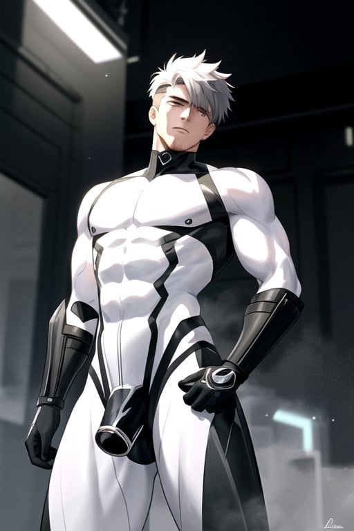 Razor From Genshin Impact, Inch Cock, Pale White Skin Porno IA Gay
