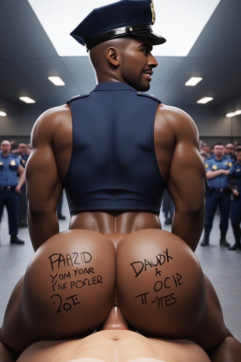 Dom Bottom, Bottoming Teasing Top, Masculine Looking Bottom KI Schwulenporno