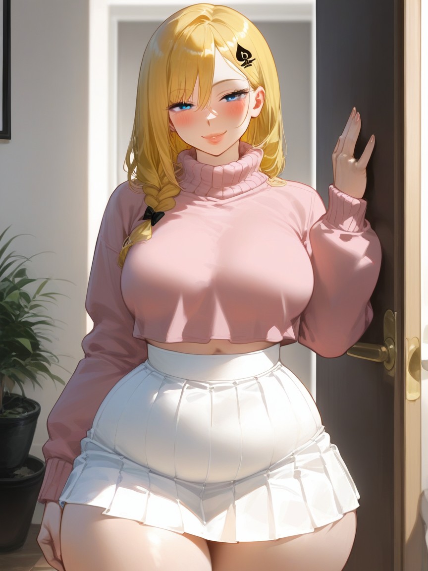 Small Breasts, Looking At Viewer, Pale Skin Hentai AI Porn