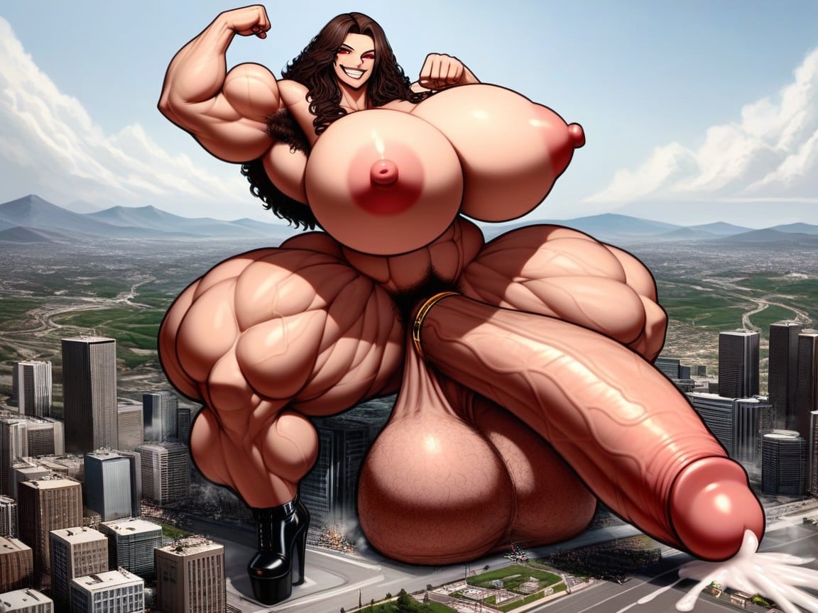 Face Detailed, Looking At Viewer, Hairy Futanari AI Porn