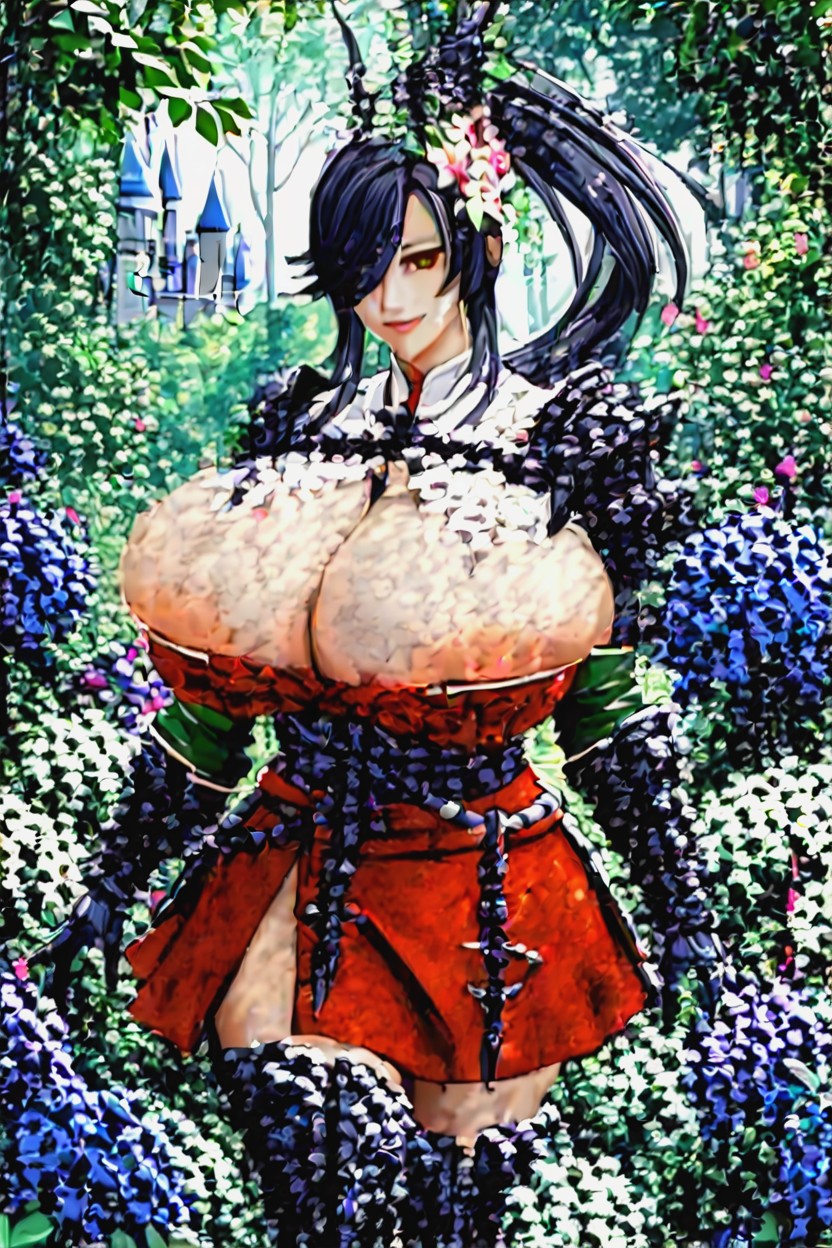 Hyper Breasts, Green Cuirass, 18+ Hentai AI Porn
