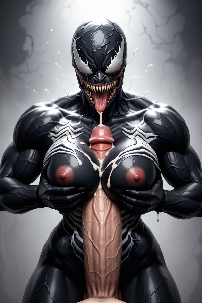 Empty Glowing Red Eyes, 충격을 받음, Black Skin AI 포르노