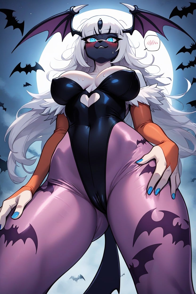 Morrigan Aensland Cosplay, 18+, Sized Body Furry AI Porn