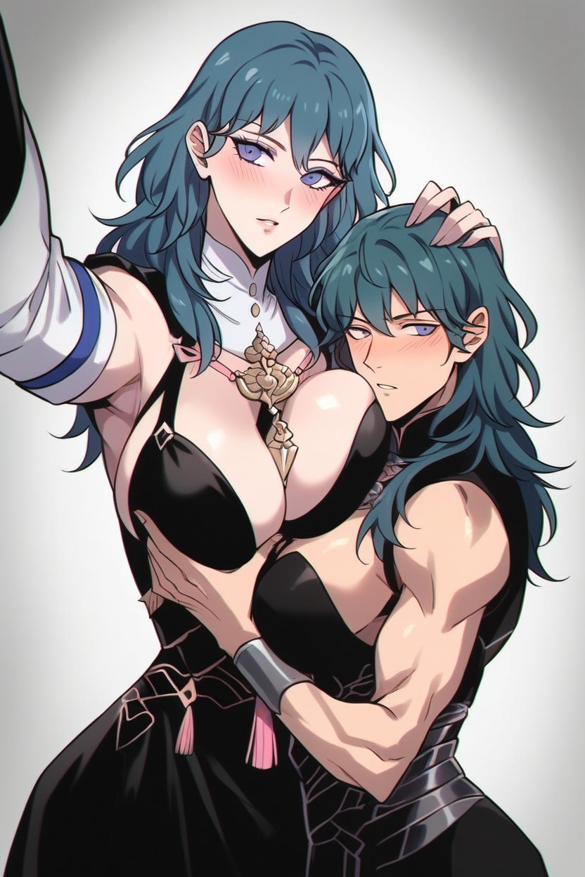 High Detail, Motorboating, Faces On Breast Cleavage Hentai AI Porn