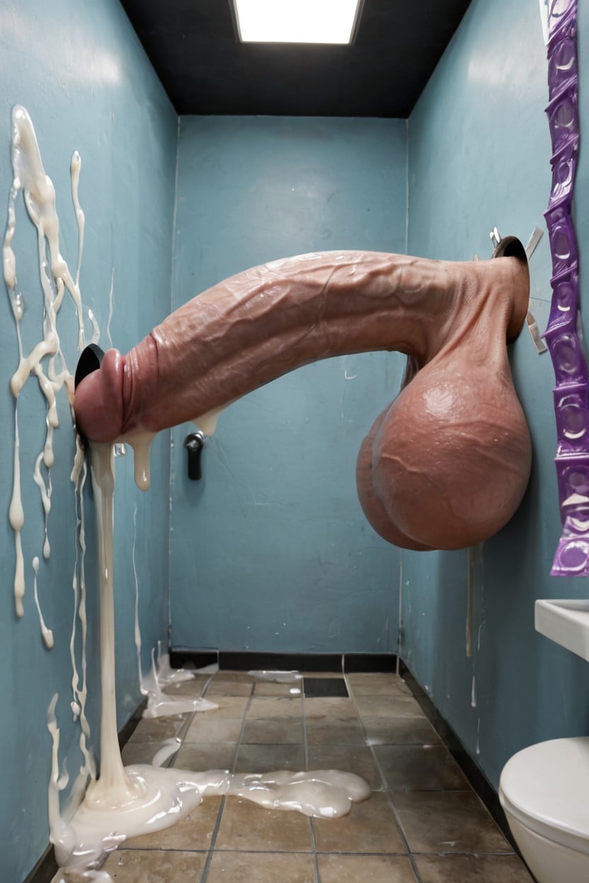 Hyper Cock, Gloryhole, Hyper Cock Growth Transformation AI Porn