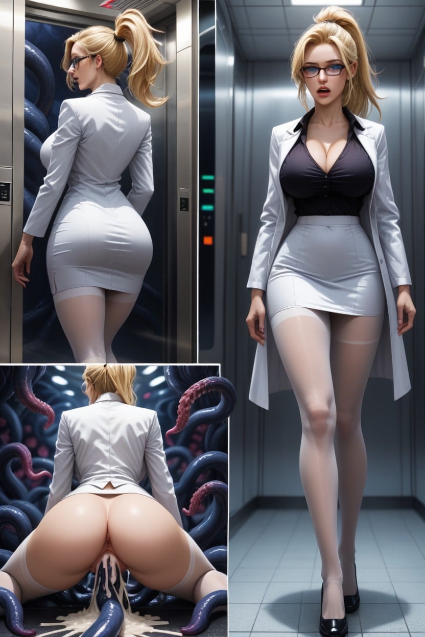 18+, Multiple Views, Monster Throatpies Woman AI Porn