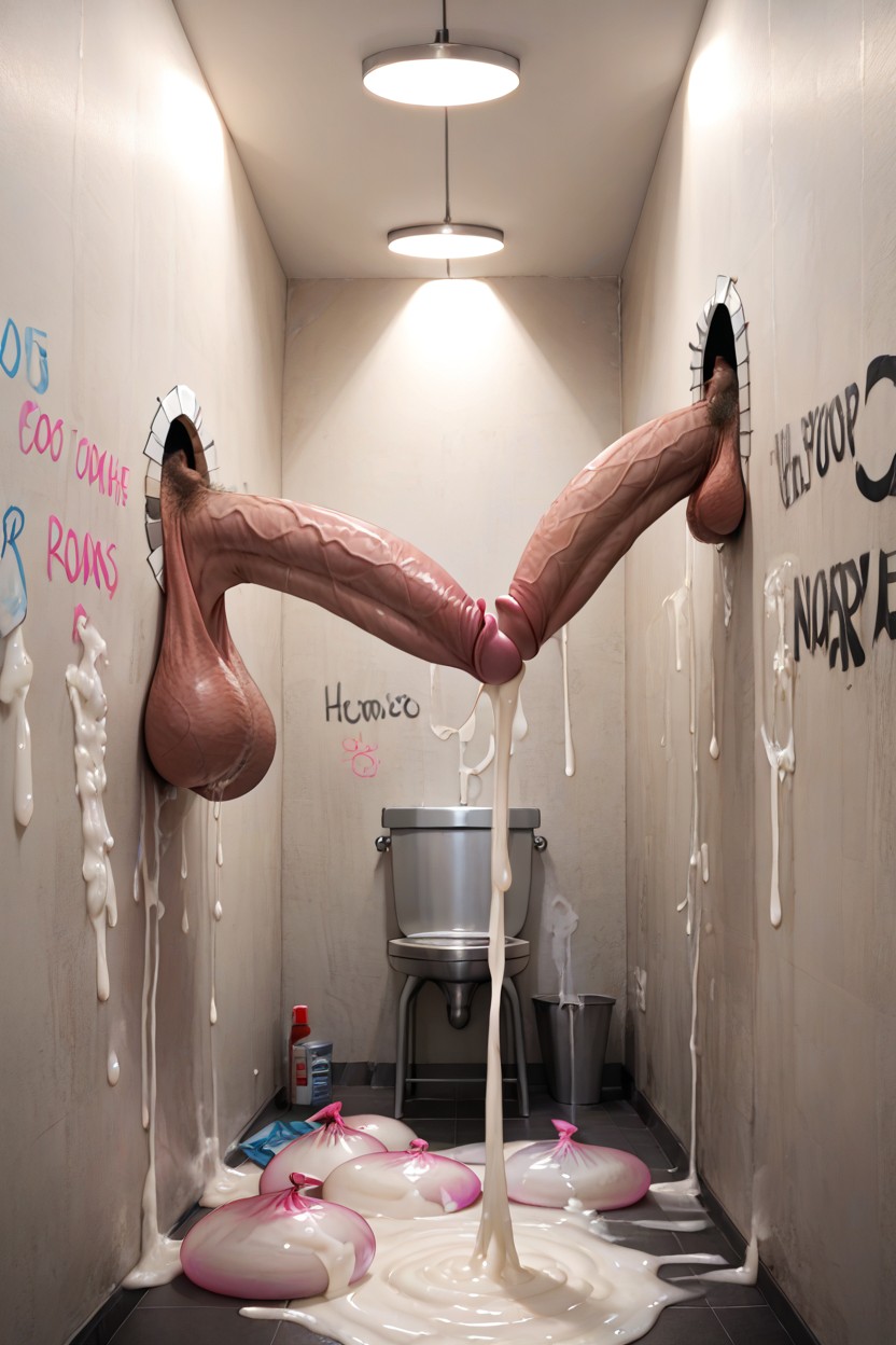 Throbbing, Glory Wall, Lots Of Cum AI Porn