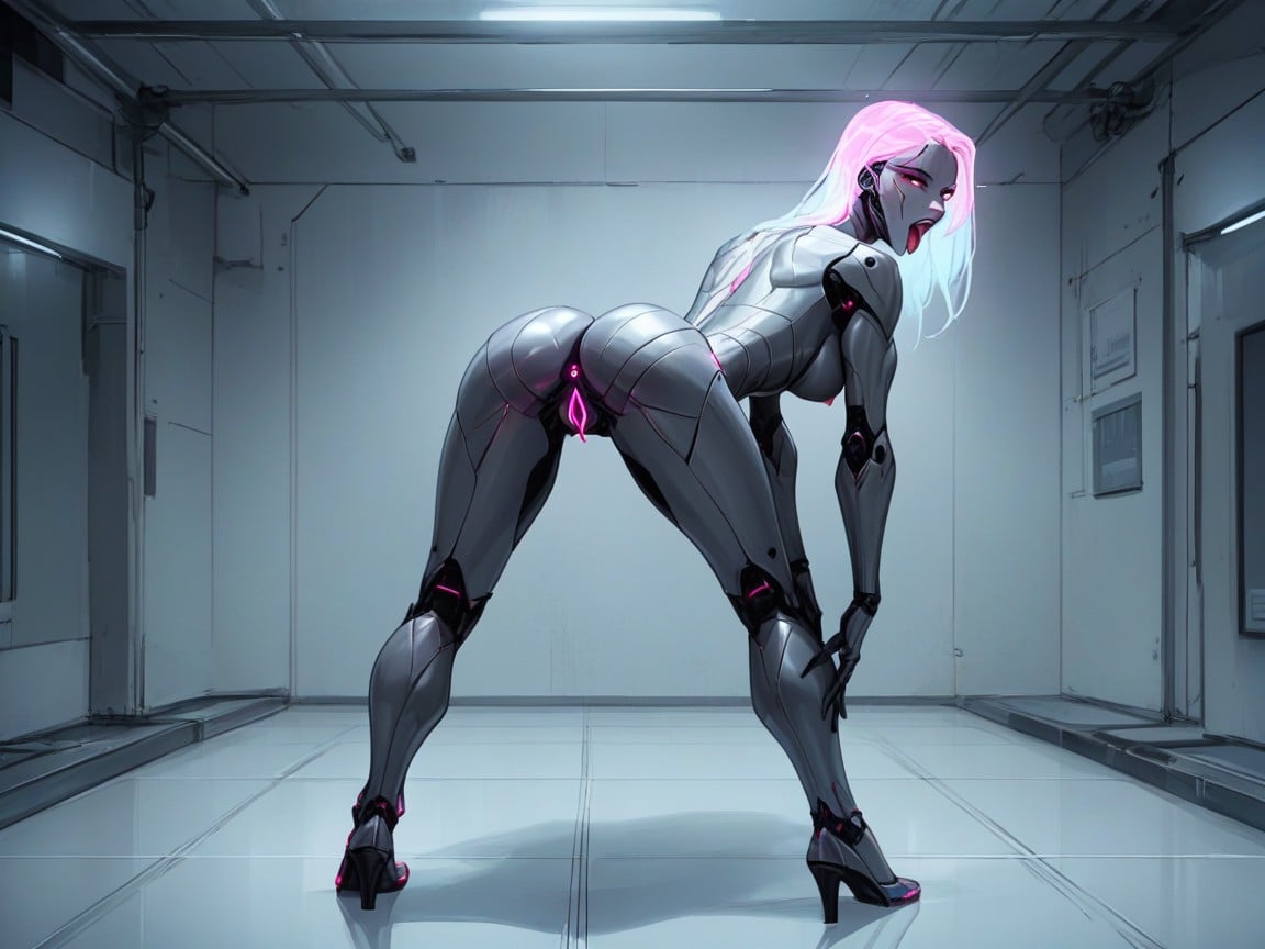 Close-up Pussy, Sexy Face, Rear View AI Porn