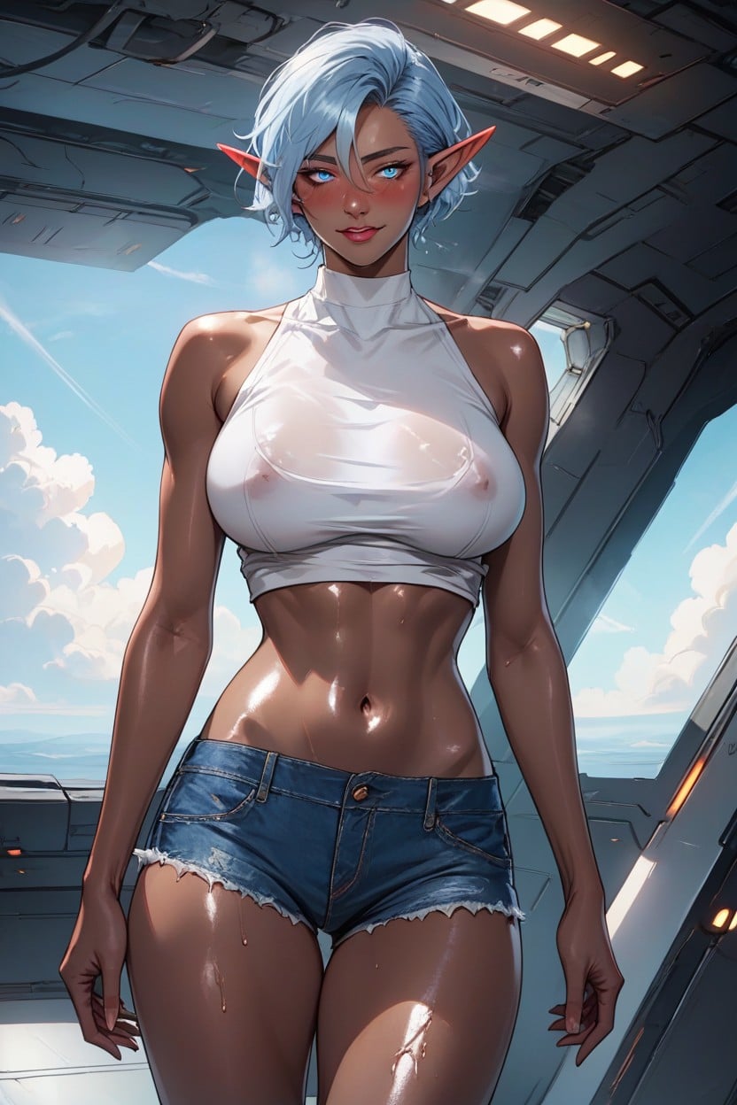 Bright Eyes, Hyperrealistic, In Heat Hentai AI Porn